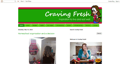 Desktop Screenshot of cravingfresh.com